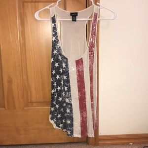 American flag tank top!
